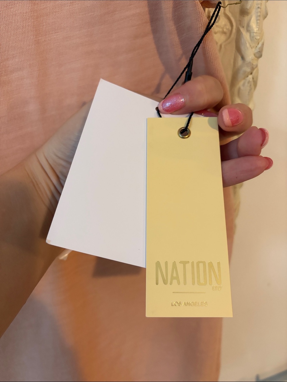 NATION LTD | Valentina Ruffled Tank in Light Pink Millennial - Picture 11 of 13